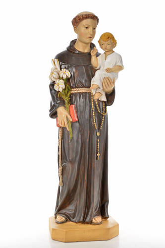 Statue Antonius von Padua aus Harz 100cm, Fontanini | Online Verfauf