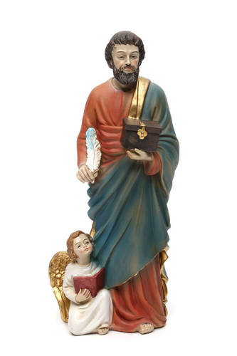Heiliger Matthäus Evangelist 30cm aus Harz | Online Verfauf auf HOLYART