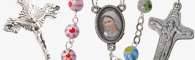 Murano glass rosaries
