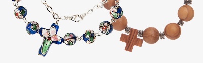 Single decade rosary bracelets
