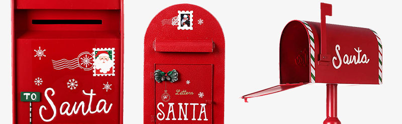 Weihnachtsmann-Briefkasten