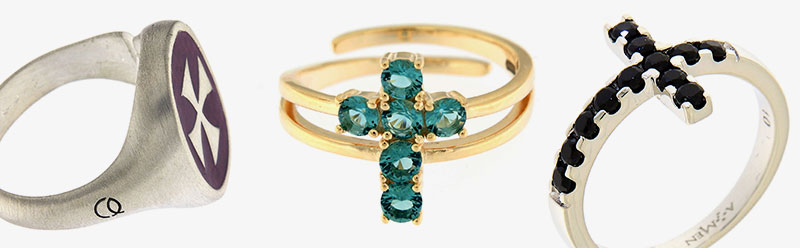 Anillos con Cruz