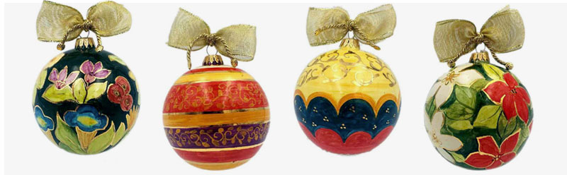 Bolas de Navidad elegantes y lujosas