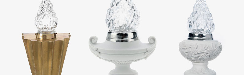 Lamparinas de cemitério