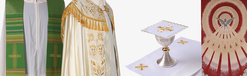 Vestments, Altar linens and Pulpit covers