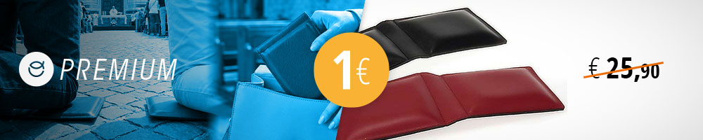 Pocket kneeler for €1, Premium only