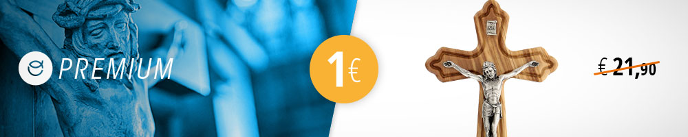 Crucifix for €1, only with Premium