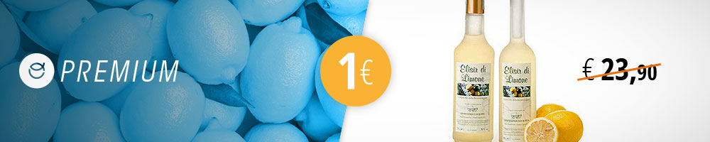 Elisir limone a 1€, solo con Premium