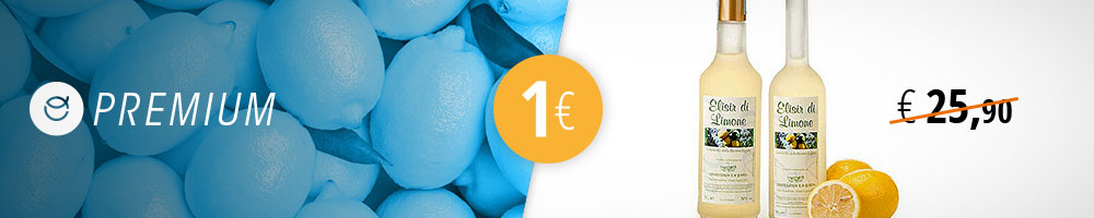 Lemon Elixir liqueur for €1, only with Premium