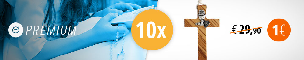 10 krzyży na Pierwszą Komunię za 1€, tylko z Premium