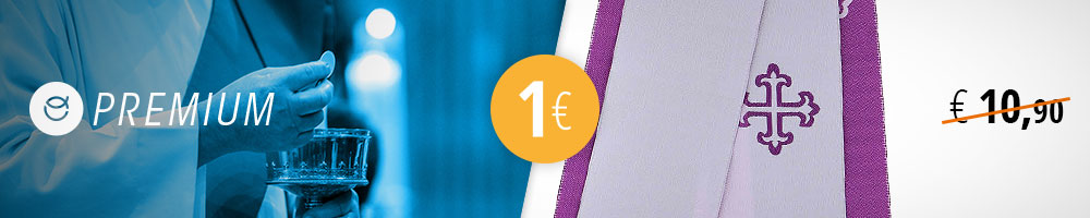 Dwukolorowa stuła za 1 €, tylko z Premium
