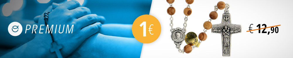 Rosario Papa Francesco a 1€, solo con Premium