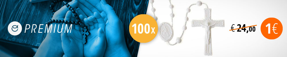 100 rosários por 1 €, só com Premium