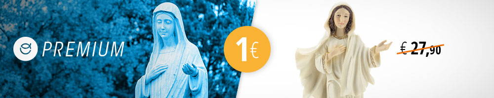 Medjugorje Our Lady statue for €1, only with Premium
