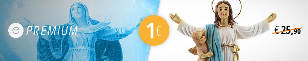 Statua Assunzione Maria a 1€, solo con Premium