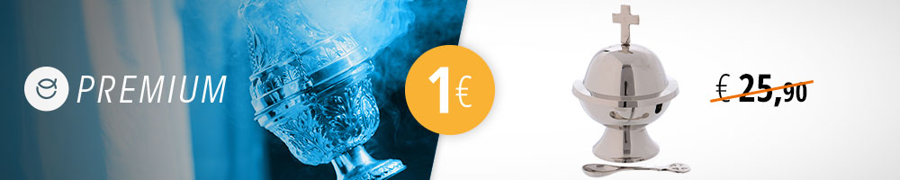 Brass incense boat for 1€, only with Premium