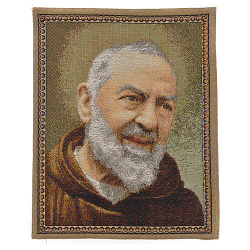 Wandteppich Pater Pio 1
