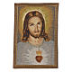 Arazzo Sacro Cuore di Gesù 32x23 cm s1