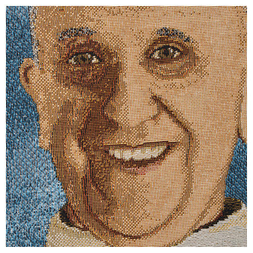 Wandteppich Papst Franziskus 47x34 cm 2