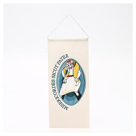 Tapisseries religieuses: STOCK Bannière logo Jubilé broderie appliquée 18x40 cm