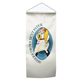 Tapisseries religieuses: STOCK Drapeau logo Jubilé impression 18x40cm