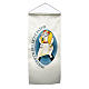 STOCK Flags with Logo of Jubilee of Mercy 18x40 cm s1