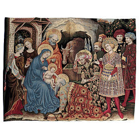Tapiz Adoración de los Reyes Magos de Gentile da Fabriano 105 x 130 cm