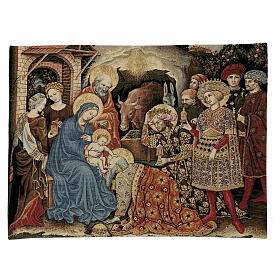 Tapiz Adoración de los Reyes Magos de Gentile da Fabriano 60 x 80 cm