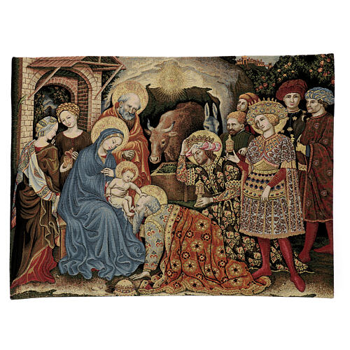 Tapisserie Adoration des Mages de Gentile da Fabriano 60x80 cm 1