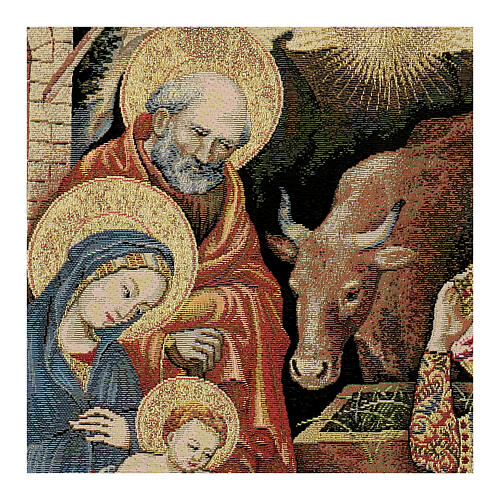 Tapisserie Adoration des Mages de Gentile da Fabriano 60x80 cm 3