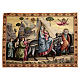 Arazzo ispirato alla Fuga in Egitto di Giotto 90x130 cm s1