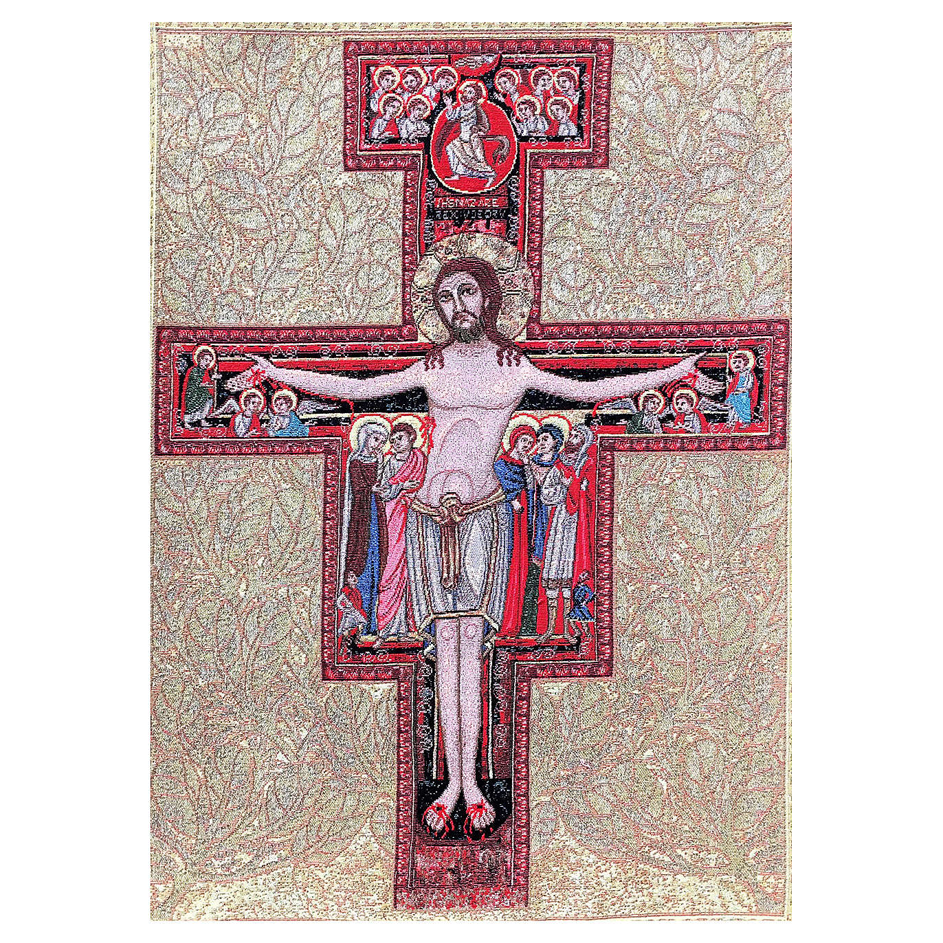 Tapisserie Crucifix Saint Damien 90x65 cm vente en ligne sur HOLYART
