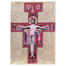 Gobelin Krucyfiks Świętego Damiana 90x65 cm