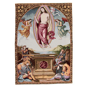 Tapestry San Francesco al Prato Resurrection by Perugino 90x65cm