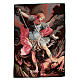 Tapestry inspired by Guido Reni's St. Michael Archangel 90x65cm s1