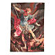 Tapestry inspired by Guido Reni's St. Michael Archangel 50x30cm s1