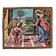 Annunciation by Sandro Botticelli tapestry 65x75cm s1