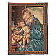 Wandteppich Madonna del Libro nach Sandro Botticelli 65x50cm s1