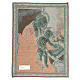 Arazzo ispirato dalla Madonna Del Libro di Sandro Botticelli 65x50 cm s2