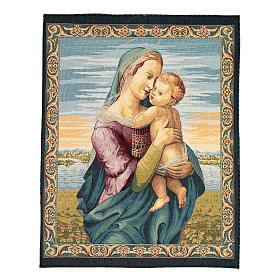 Wandteppich Madonna Tempi nach Raffaello Sanzio 65x50cm