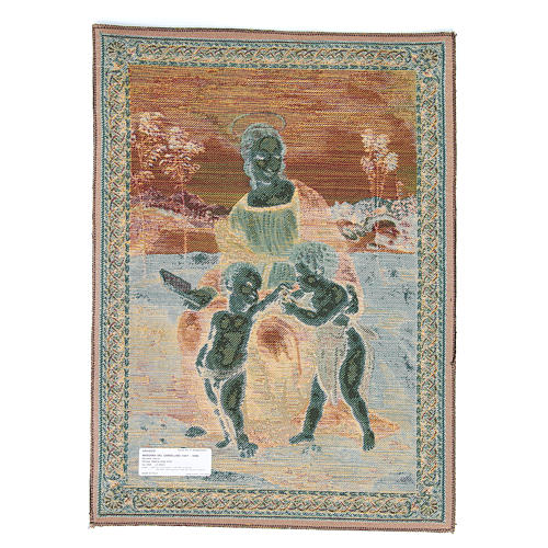 Tapeçaria Virgem do Pintassilgo de Rafael 65x53 cm 2