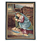 Wandteppich Die Jungfrau in Anbetung des Kindes nach Correggio 65x50 cm s1