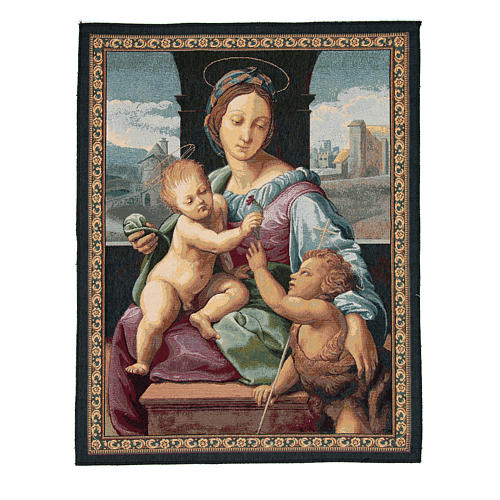 Aldobrandini Madonna by Raphael tapestry 65x50cm 1