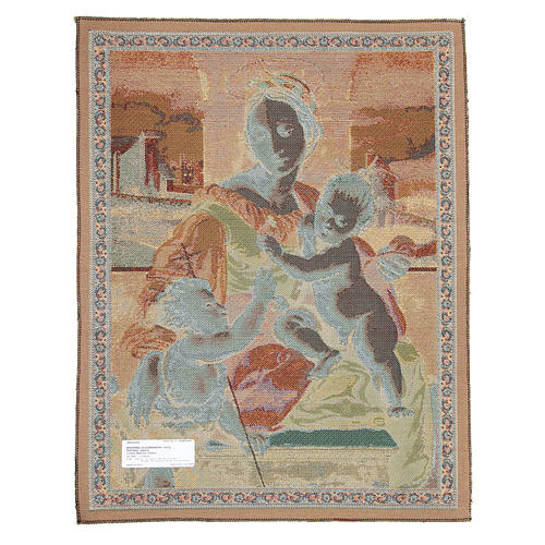 Tapisserie La Madone Aldobrandini de Raphaël 65x50 cm 2