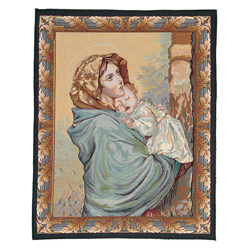 Wandteppich Gottesmutter von Ferruzzi 65x50cm 1