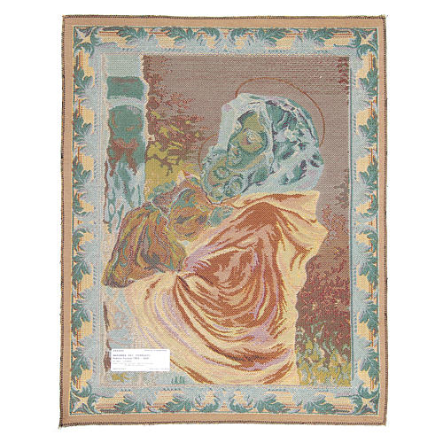 Wandteppich Gottesmutter von Ferruzzi 65x50cm 2