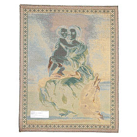 Wandteppich Madonna mit dem Rosenkranz nach Bartolomé Esteban Pérez Murillo 65x50 cm