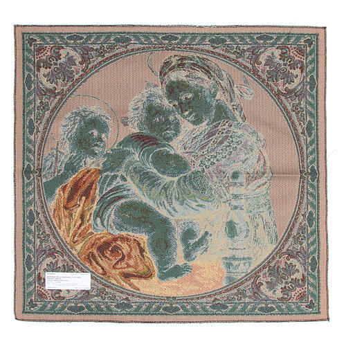 Madonna della Seggiola by Raphael tapestry 65x50cm 2