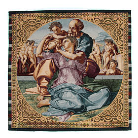 Wandteppich Tondo Doni nach Michelangelo 65x65 cm