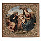 Gobelin zainspirowany Świętą Rodziną z Palmą Raffaella Sanzio 65x65 cm s1
